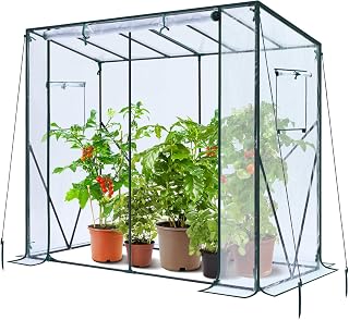 Ohuhu Gewächshaus Foliengewächshaus für Winterschutz, Transparent
