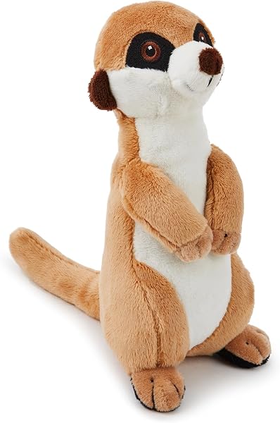 Zappi Co Erdmännchen 20 cm Plüschtier Realistisches Weiches Kuscheltier, Detailliert & Lebensecht, Spaß für Spiel & Ausstellung, Auf TikTok vorgestellt (20cm Länge) - 1