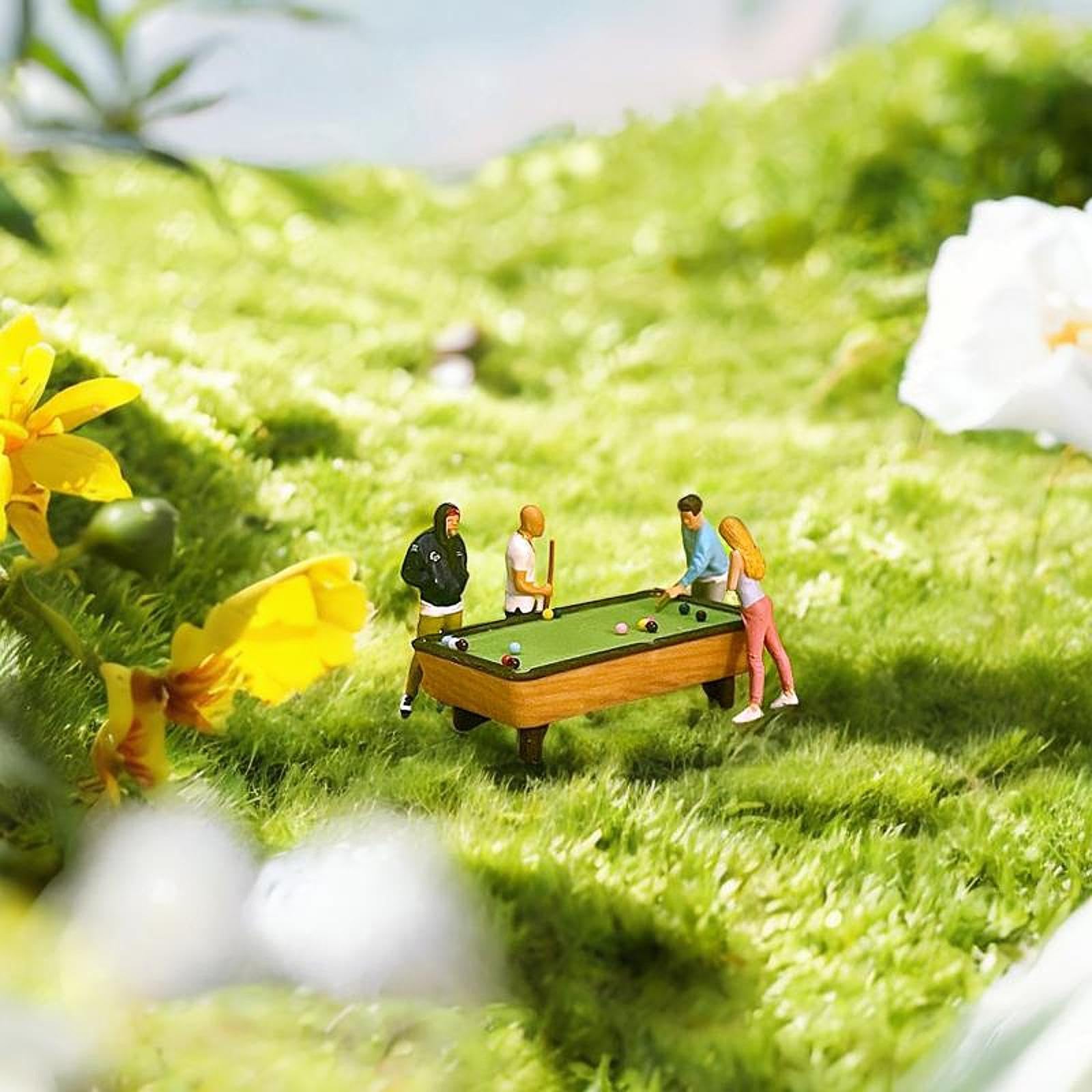 Modello di Tavolo da Biliardo in Scala 1:64, Miniature Adatte per Tavolo da Sabbia