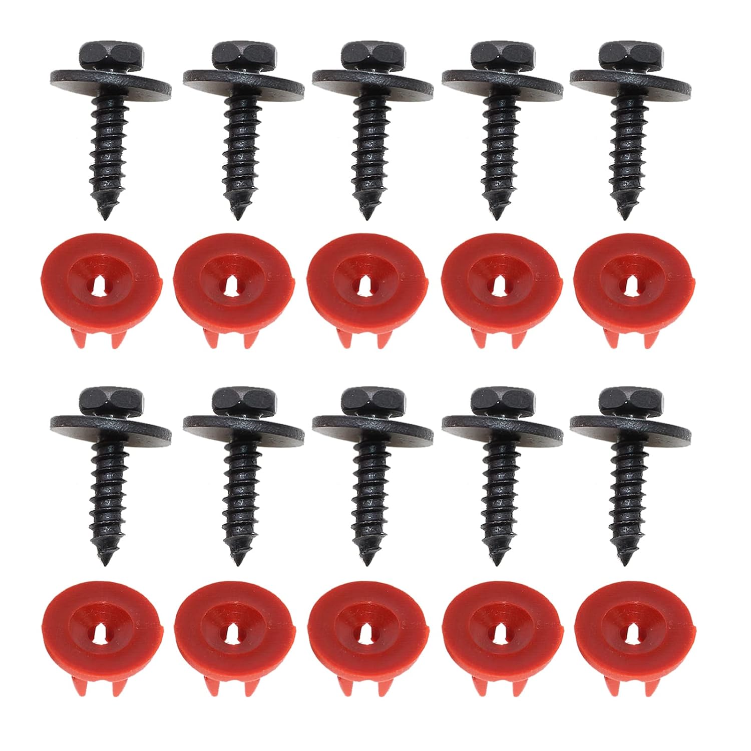 10 Sets Bottom Shield Fasteners Engine Undertray Cover Clips Compatible with Ford Focus