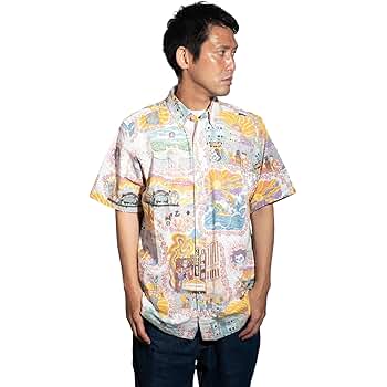 Amazon.co.jp: [レインスプーナー] 半袖 アロハシャツ フル