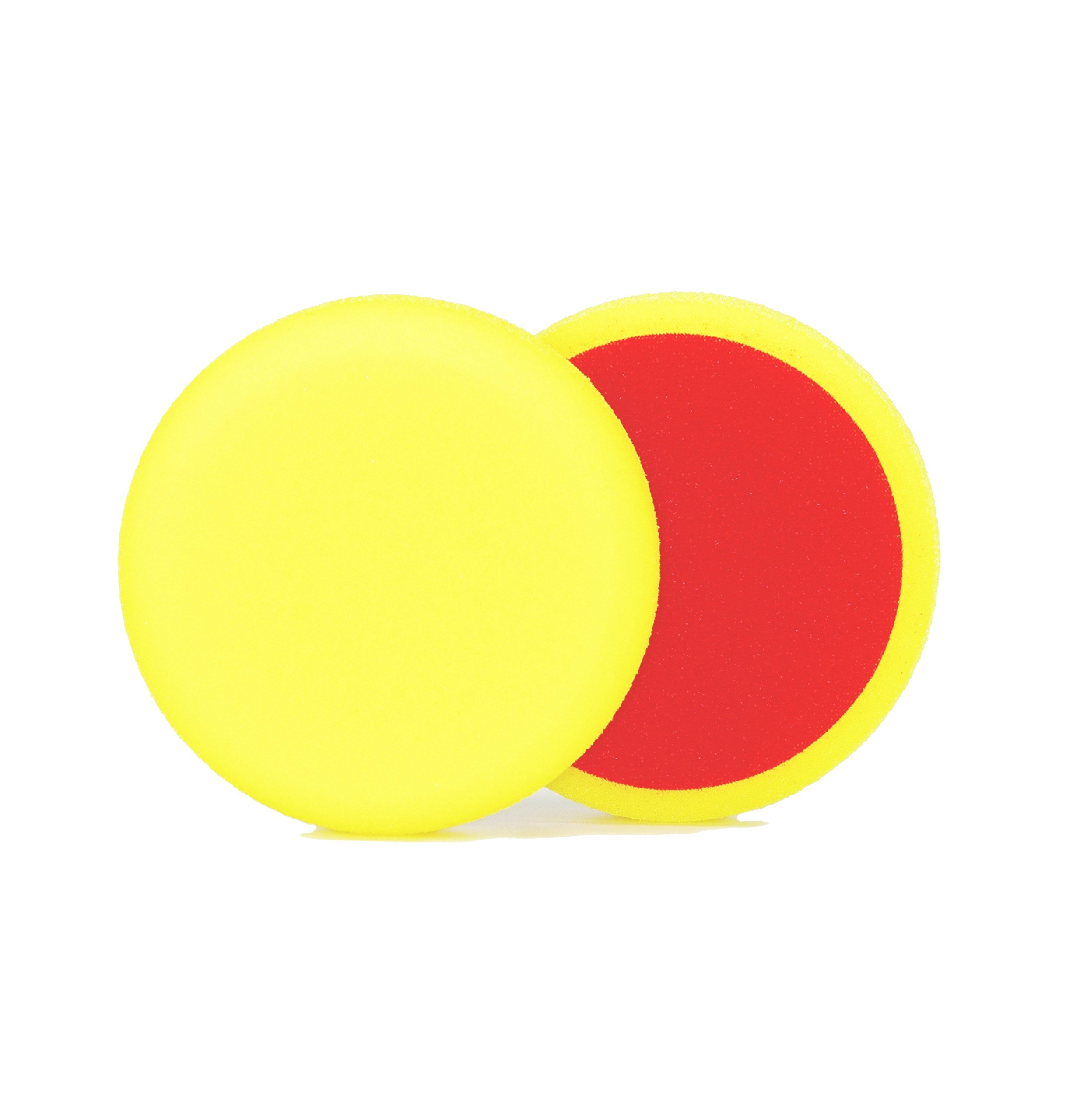 ALCLEAR Set di 2 dischetti abrasivo medio per un sistema disco Ã˜ 80x25 mm, giallo