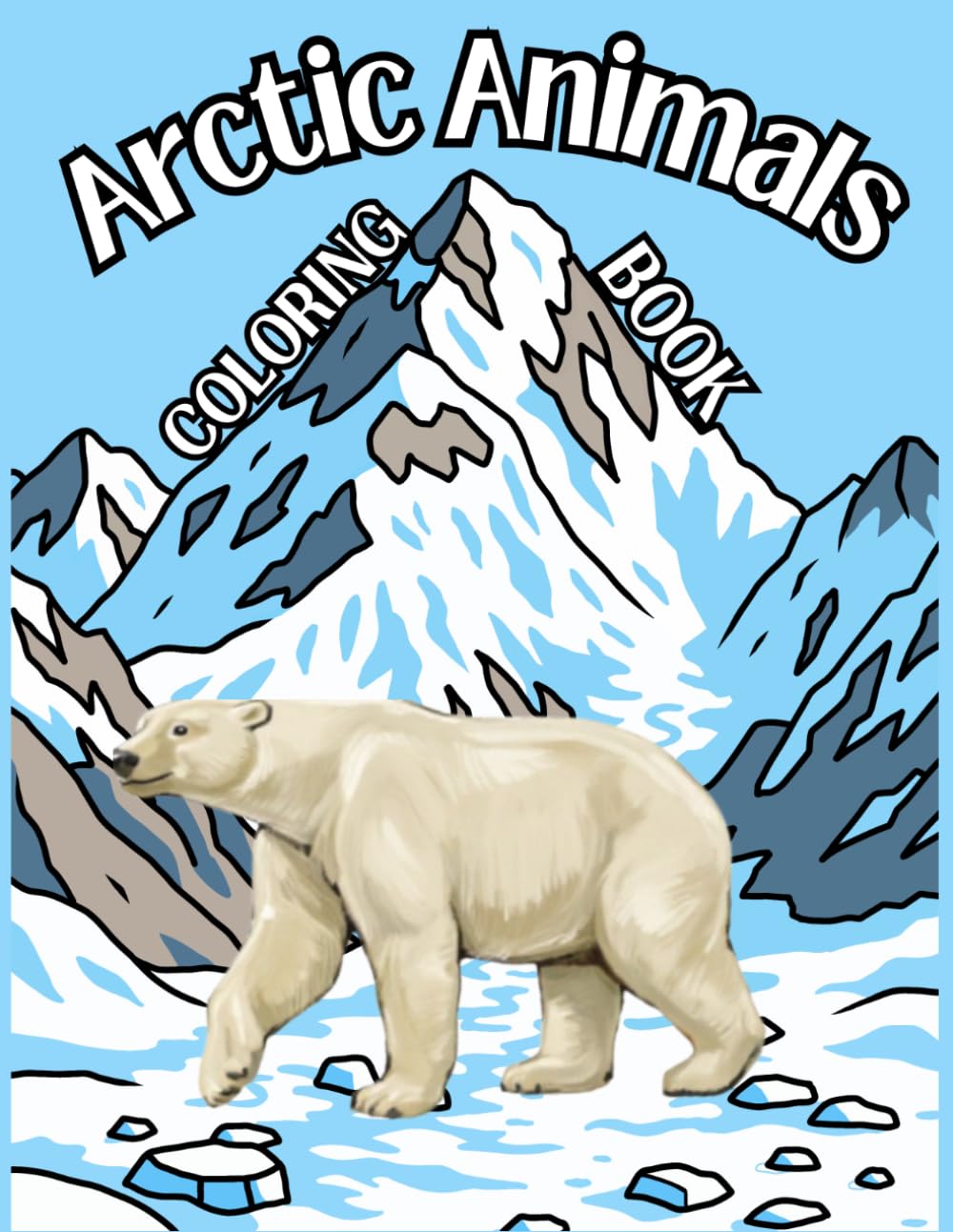 Arctic Animals Coloring Book
