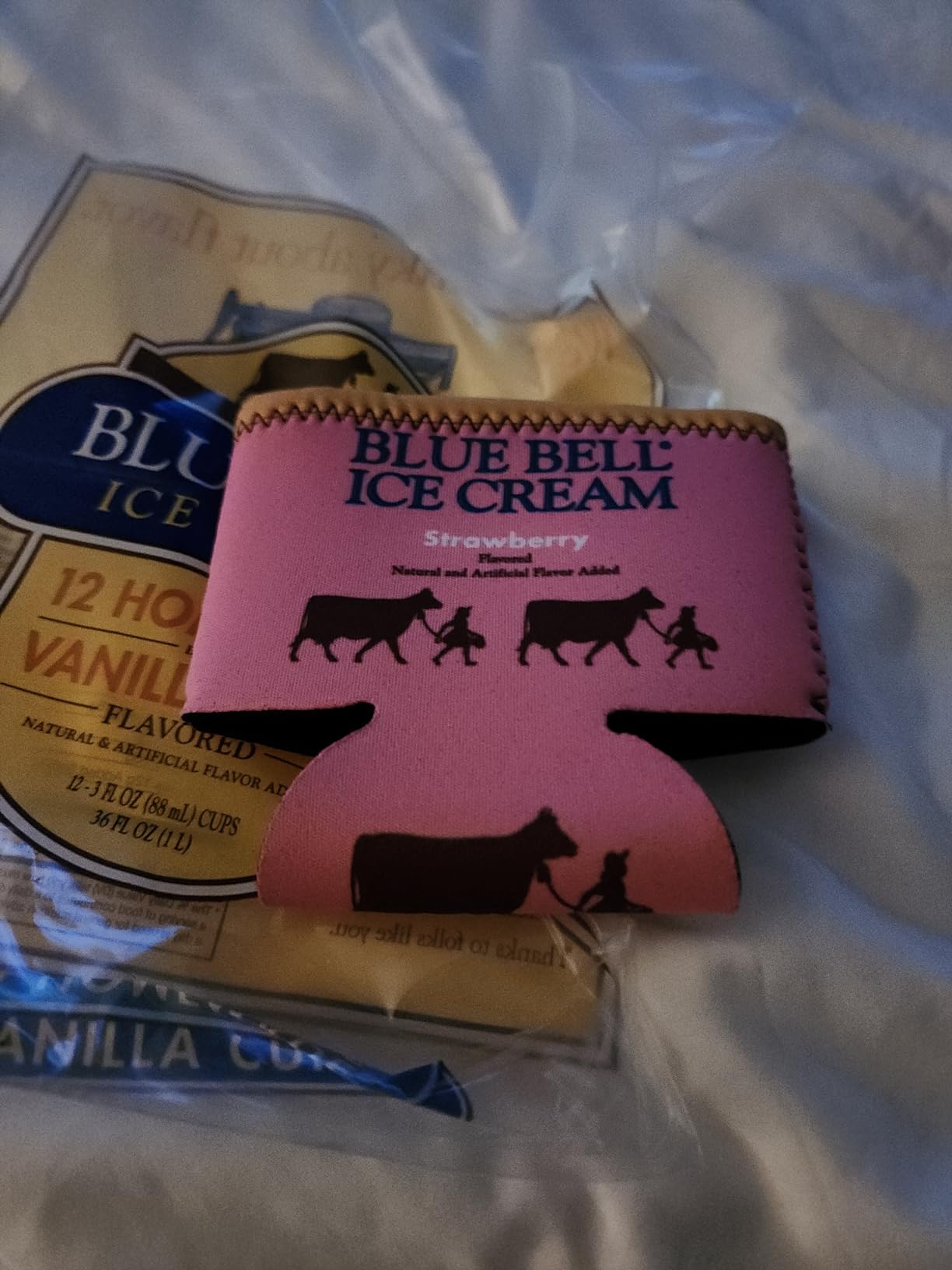 Blue Bell Ice Cream Pint Koolie Neoprene Sleeve Pint