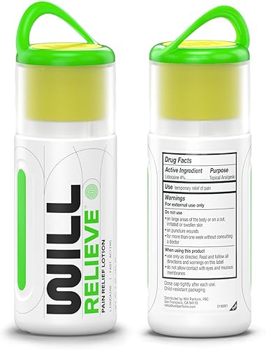 Miniatura 2 de Crema de alivio del dolor de máxima fuerza, crema de lidocaína de acción rápida con árnica y botánicos, alivio tópico del dolor para rodilla,