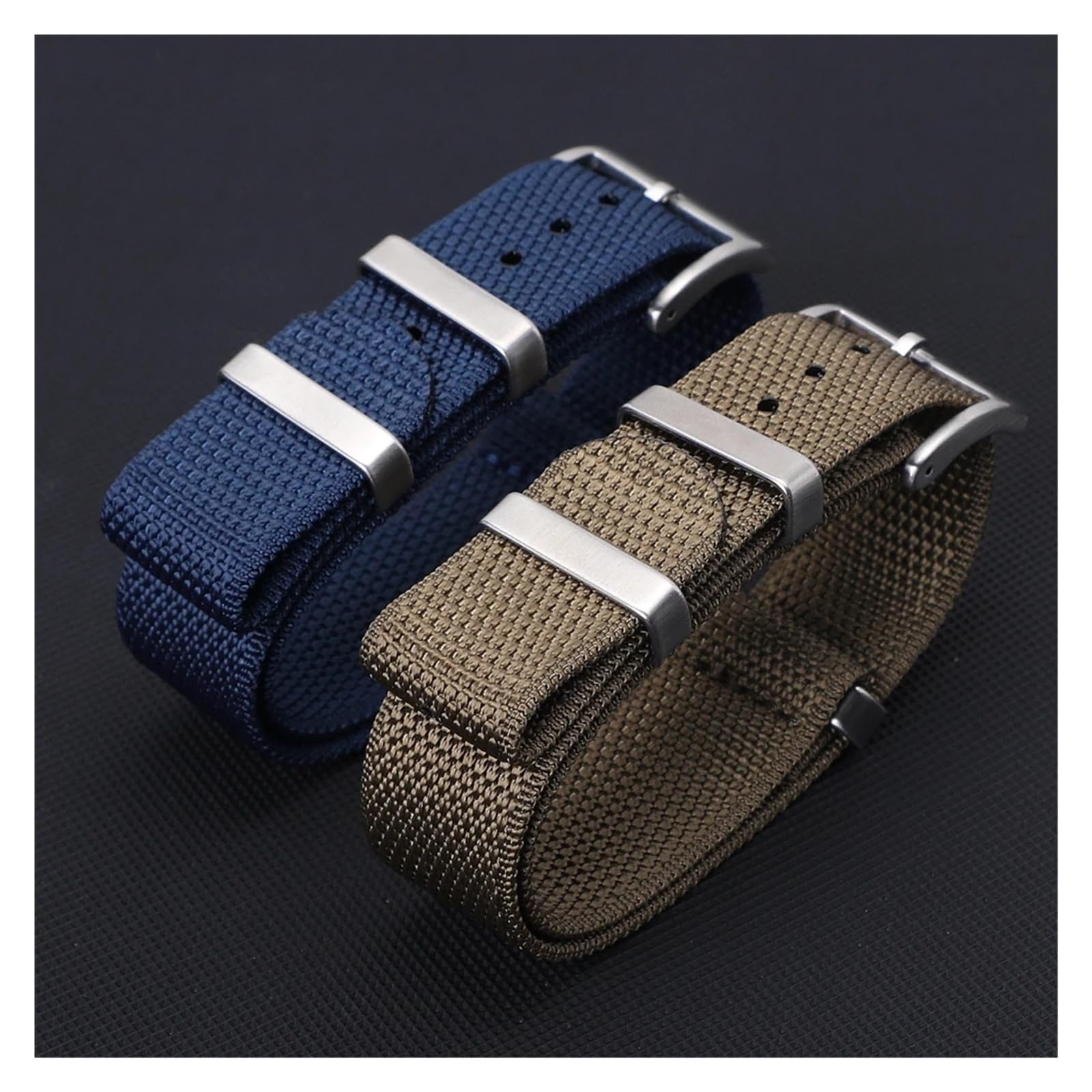 Run Ken Bracelet De Montre En Nylon 20 Mm 22 Mm, Tissu Tressé Souple, Haute Densité, Résistant, Épais, Accessoire De Sport