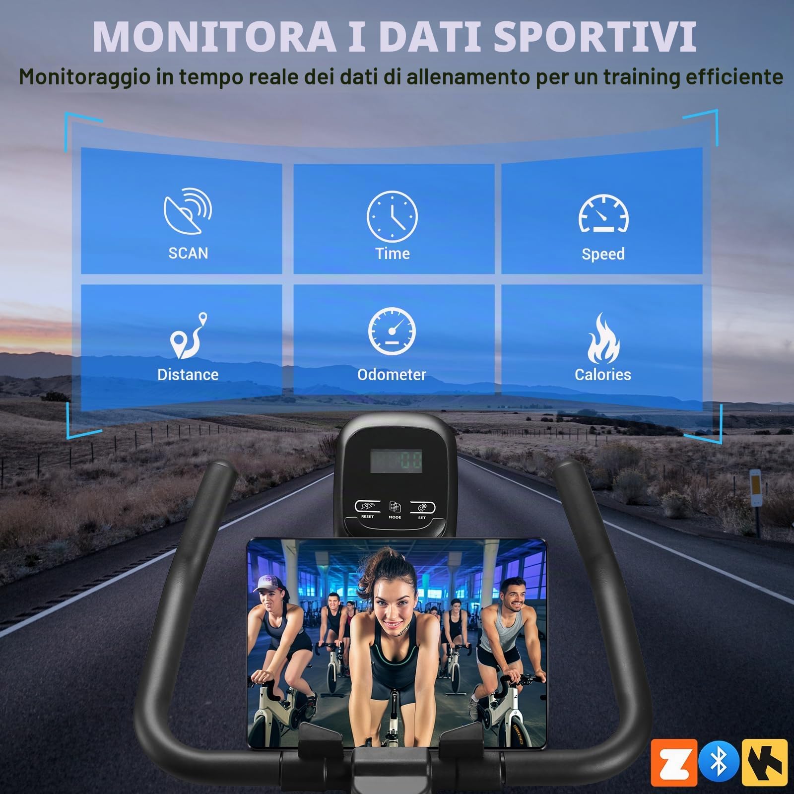 [Aggiornato al 2026] Cyclette Wenoker con resistenza magnetica, cyclette da spinning per interni, home trainer, cyclette cardio, cyclette fitness, fino a 160 kg