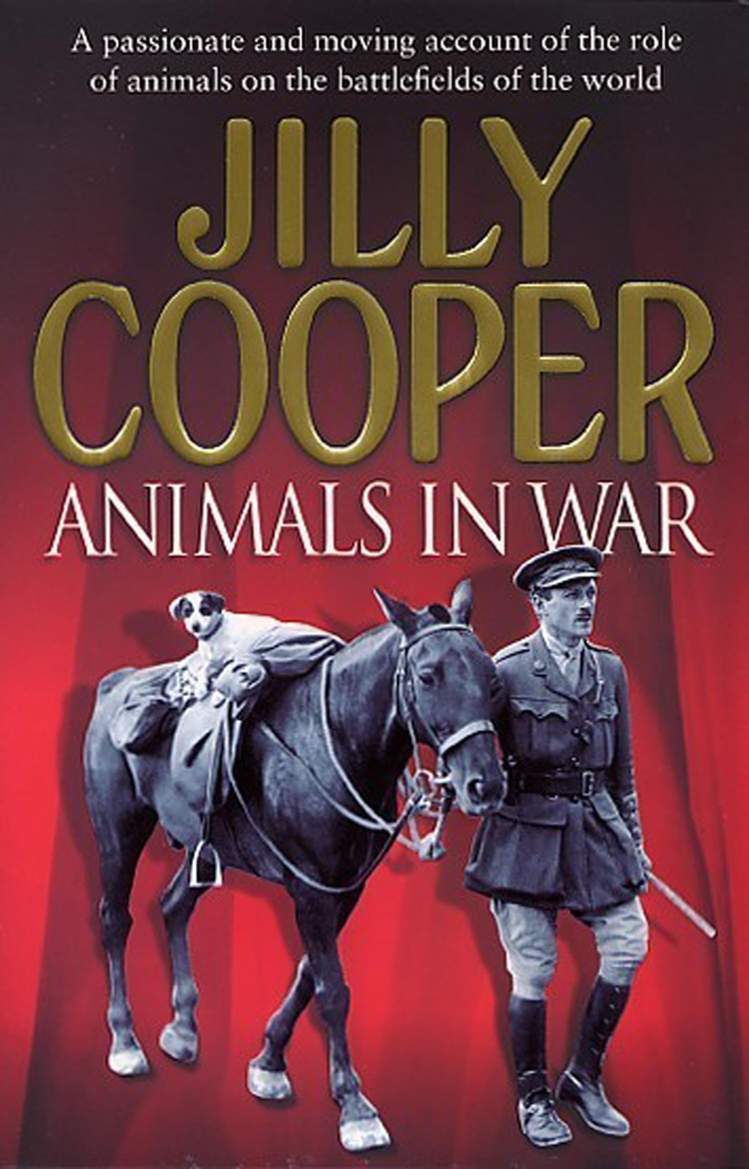 Jilly Cooper Animals In War Paperback Book