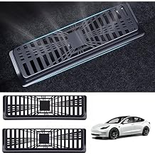 TOPABYTE Tesla Model Y Rear Air Vent Cover Airflow Vent Grille Under Seat Air Outlet Grille Protector for 2020-2024 Tesla Model Y 2 Pieces
