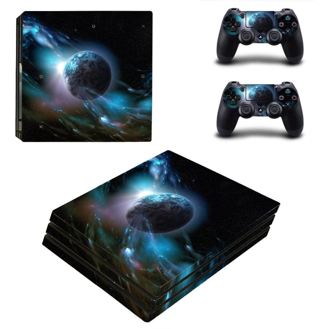 Elton Plant Star Theme 3M Skin Sticker Cover for PS4 Pro Console and Controllers [video game] (B06Y1RDGH4) Amazon Price History, Amazon Price Tracker
