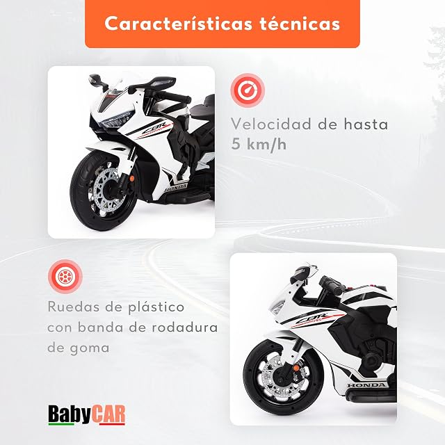 Foto 5 de 8 de Moto Electrica Niños Honda CBR 12V