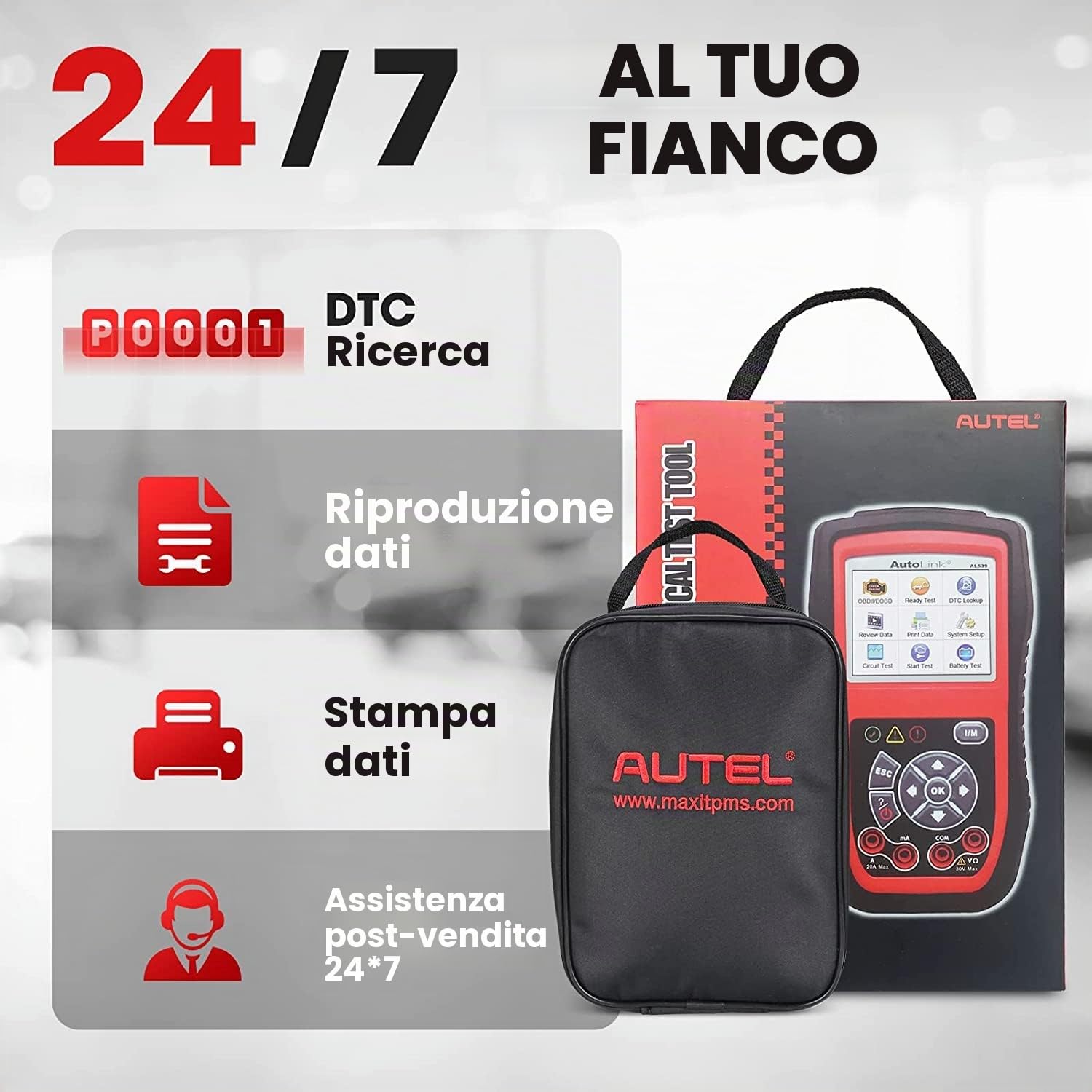 Autel Autolink OBD II/EOBD Diagnostico