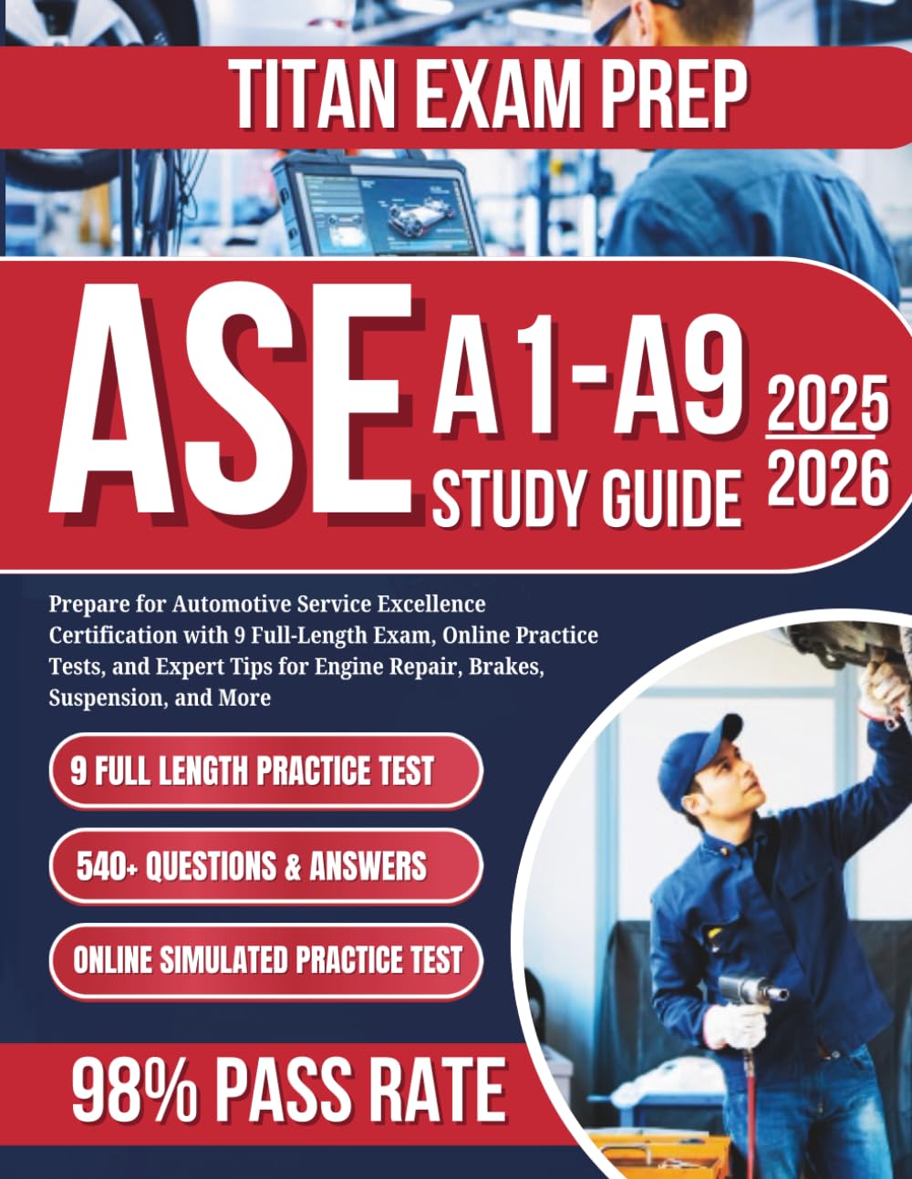 ASE A1 A9 Study Guide 2025 2026 Prepare For Automotive Service 71drbF0oFUL. SL1293 