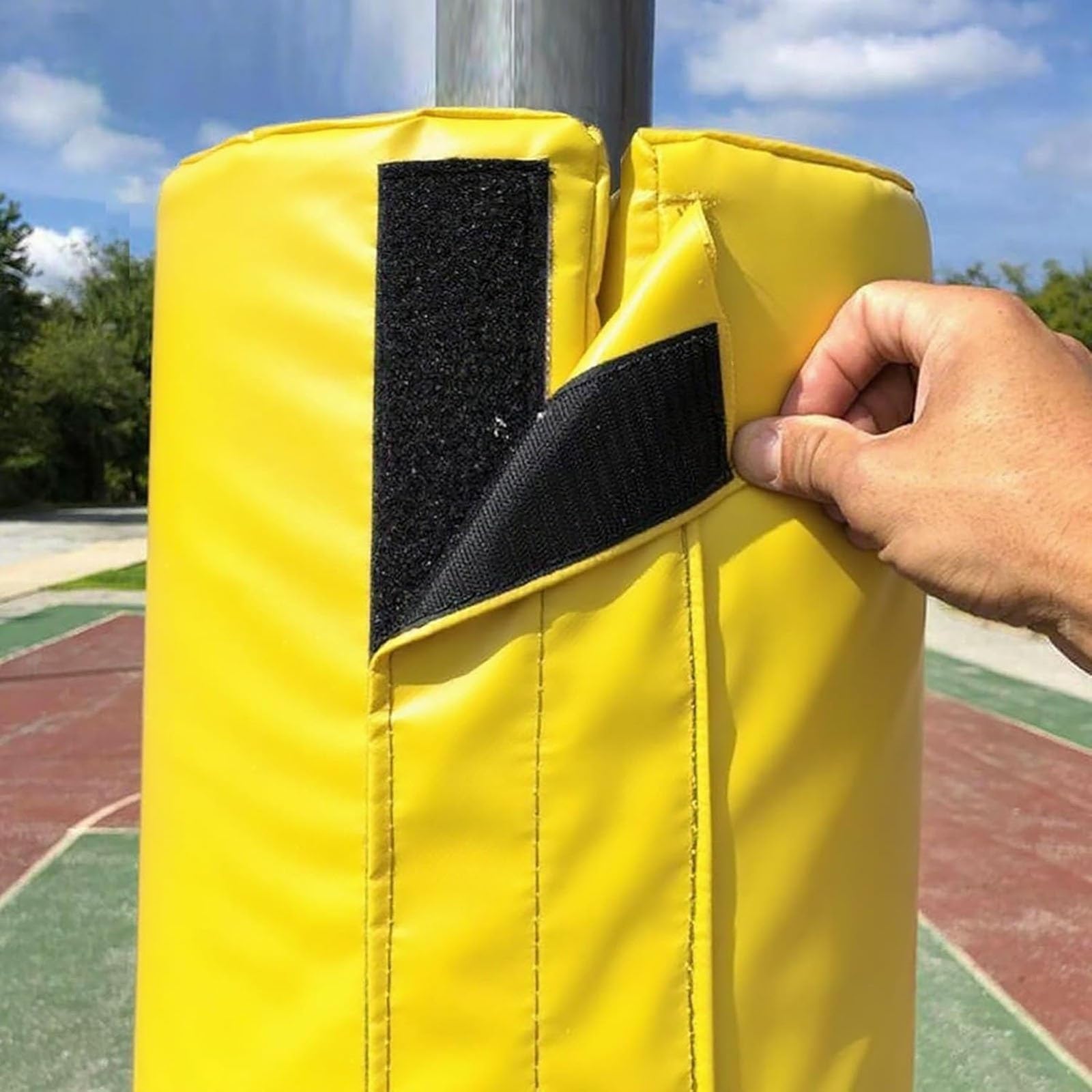 Genérico Protector de Espuma Duradero para Postes Redondos, Almohadilla para Poste de Baloncesto, Almohadilla Envolvente para Poste, para Interiores y Exteriores, protec