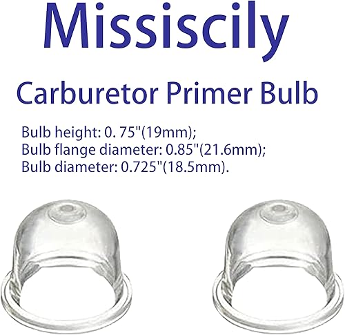 Miniatura 2 de Paquete de 5 bombillas de imprimación 4226 121 2700 para Stihl HL45, HL75, HL90, HL95, HL100, HS45, HS75, HS80, HS81, HS82, HS85, HS86, HS87, HT56