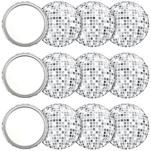 12 piezas de espejo compacto de bola de discoteca de 276 pulgadas espejo de bolsillo redondo vintage de vidrio de maquillaje mini espejo portátil disponible en Yaxa Guatemala