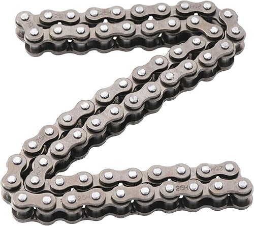 Miniatura 9 de KAMIER 25H 62 enlaces de arranque de cadena para 70cc 90cc 110cc 125cc TaoTao ATA Kazuma Falcon Coolster Mountopz Lifan Vitacci Ice Bear Sunl