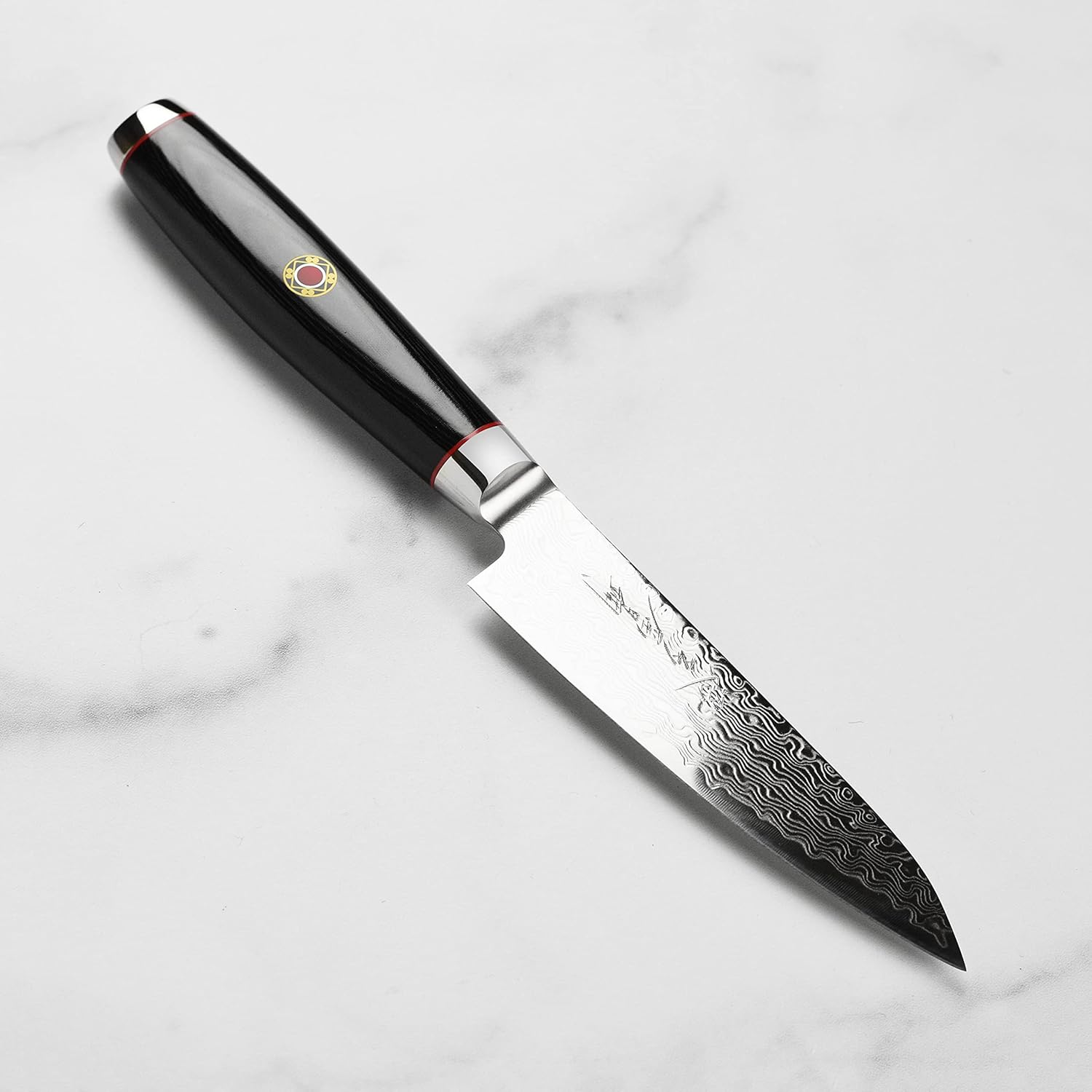 Enso SG2 Petty Knife - Made in Japan - 101 Layer Stainless Damascus Utility, 4.75"