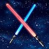 2Pcs Light Up Saber, Light Sabers for Kids with 7 Colors Blasting Flash, Telescopic Lightsaber Star Wars, Great for Party Battles, Outdoor Night Games, Halloween Cosplay and Creative Roleplay
