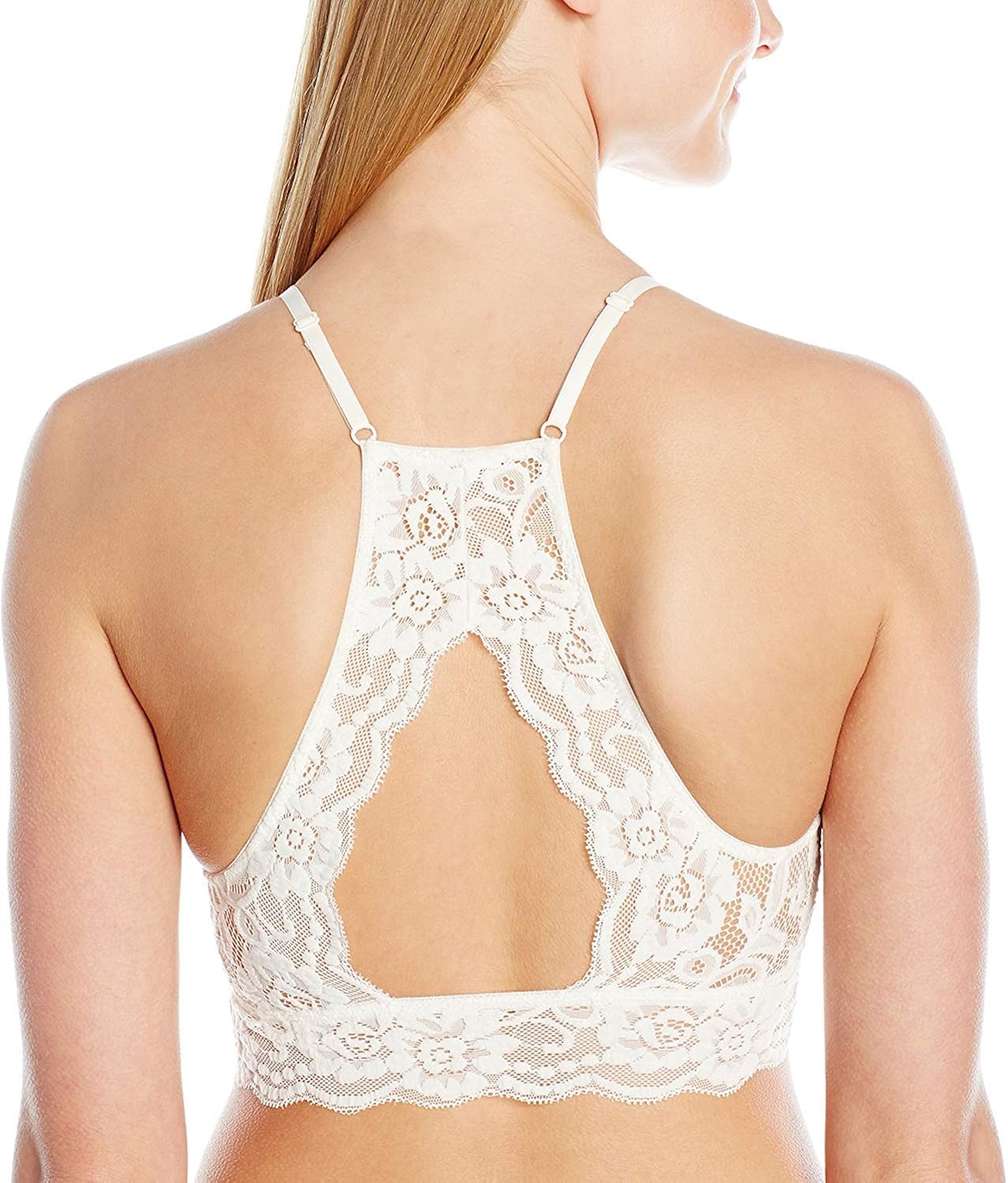 Mae Women's High-Neck Lace Bralette (for A-C cups)