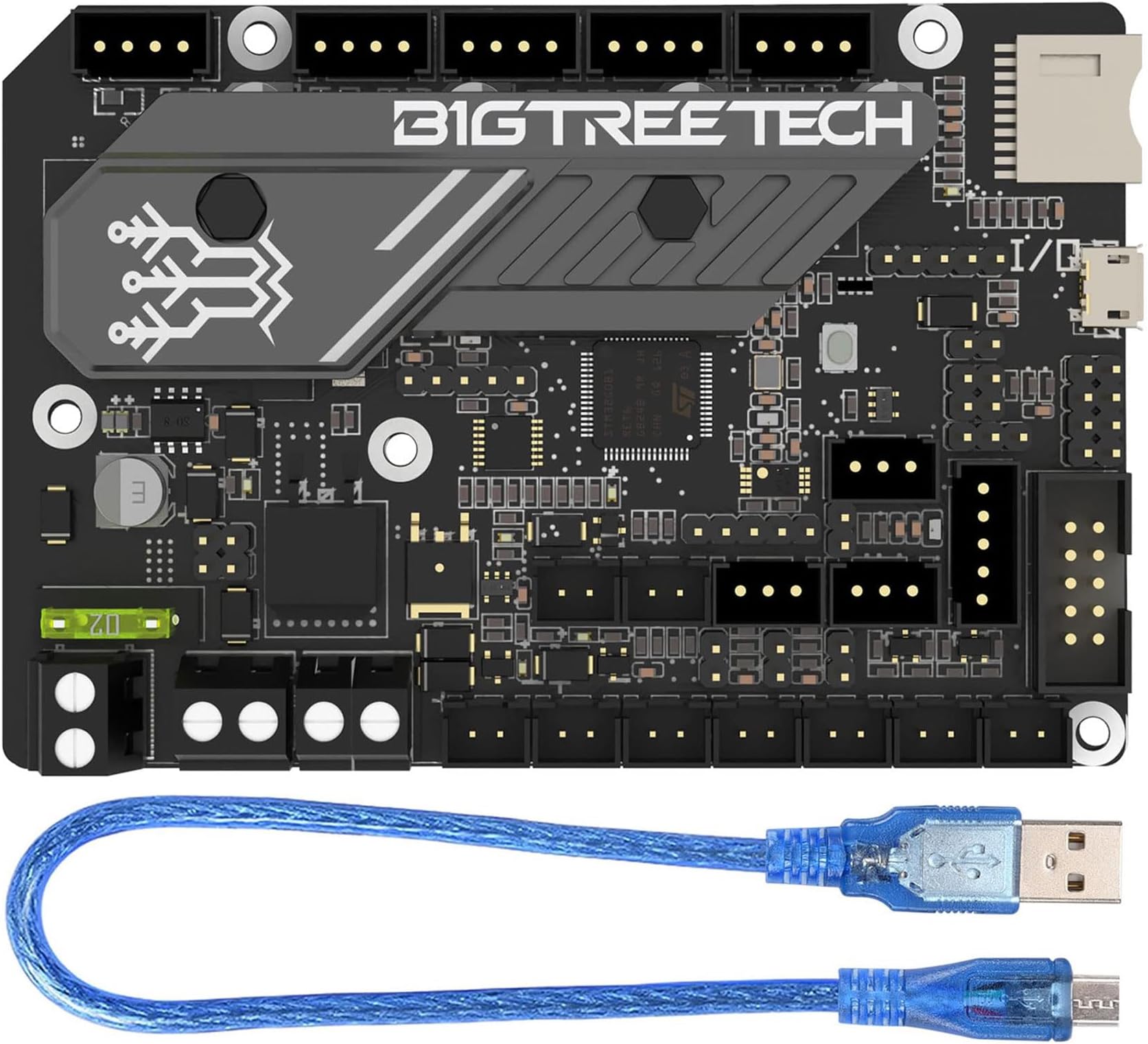 BIGTREETECH SKR Mini E3 V3.0 32 Bit Control Board Integrated TMC2209 UART Stepper Driver Supports Marlin/Klipper Compatible Ender 3/Ender 3 Pro/Ender 3 V2 Ender 5 3D Printer Motherboard