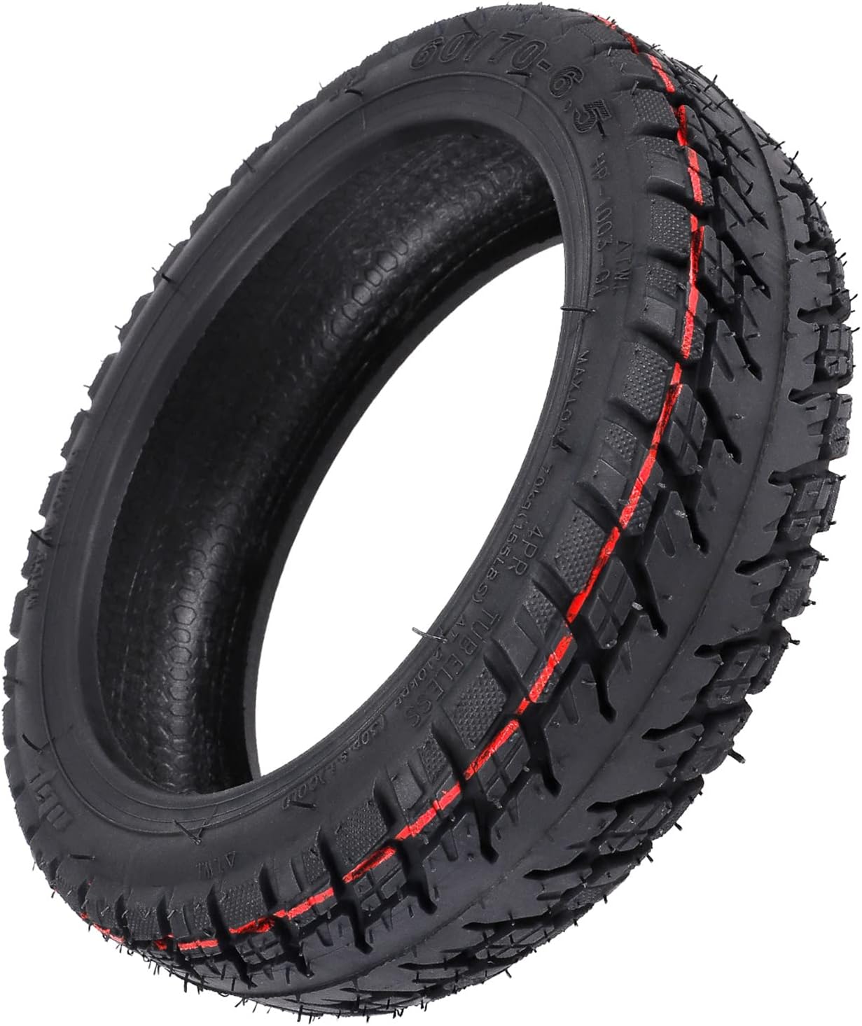 10 Inch 60/70-6.5 Front Wheel Tire Replment for Ninebot MAX G30 G30D Electric Scooter Front Wheel Hub with Drum Brake