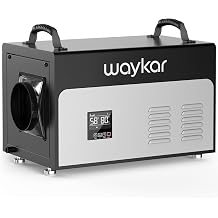 Waykar 130 Pint Crawl Space Dehumidifier with Pump for Basement, Commercial