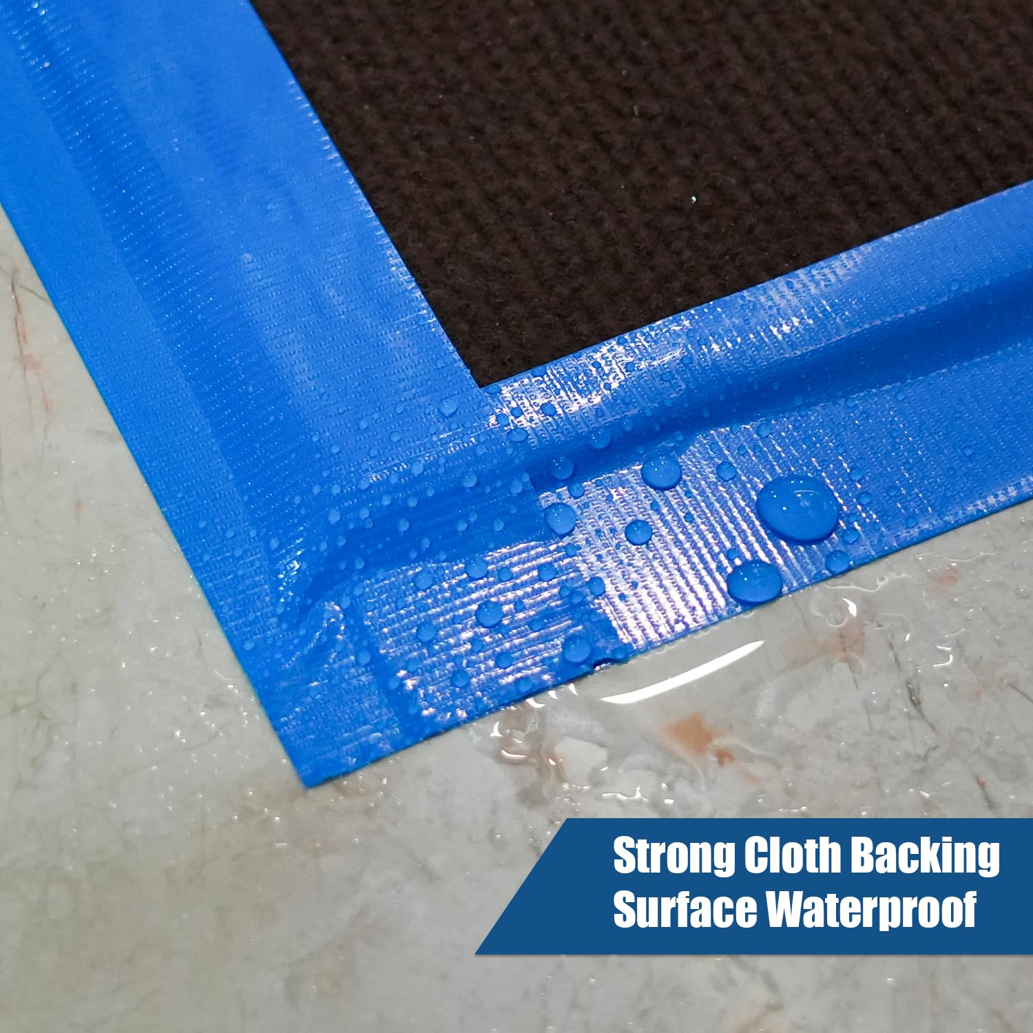 3 Rolls Blue Duct Tape, Heavy Duty Strong Industrial Colored Duct Tape 9mil x 2inch x 25yds Flexible, No Residue, Waterproof and Tear by Hand, Multi-Use for Indoor & Outdoor Repairs