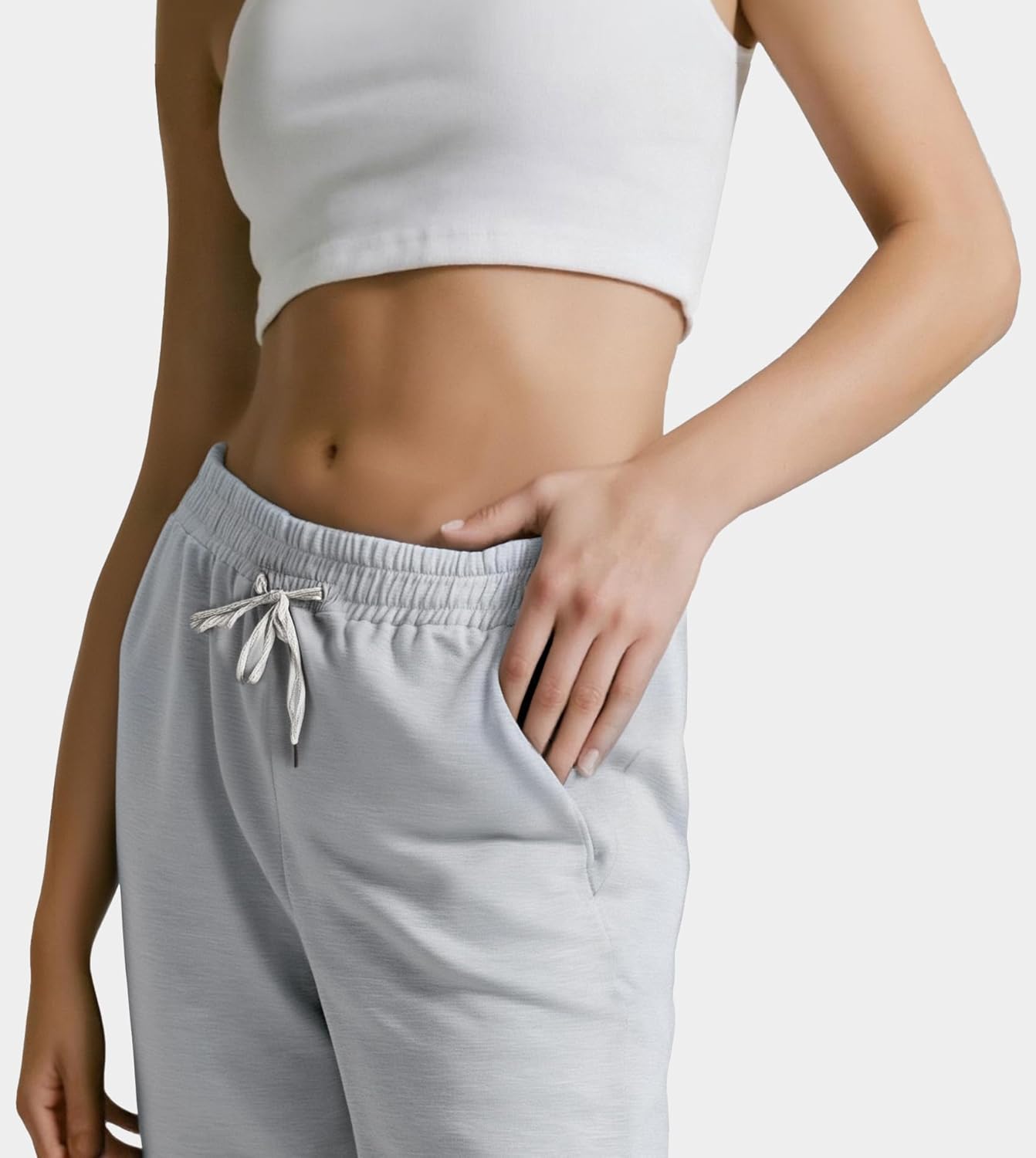 Fioboc Women's Joggers Pants with Pockets, Drawstring Running Sweatpants for Women Lounge Athletic Workout Jogging - Image 3