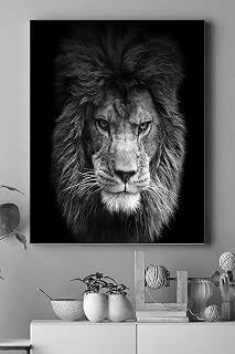 Postermanya (pster14996) Aslan Motivasyon Kanvas Tablo 3 40 x 60