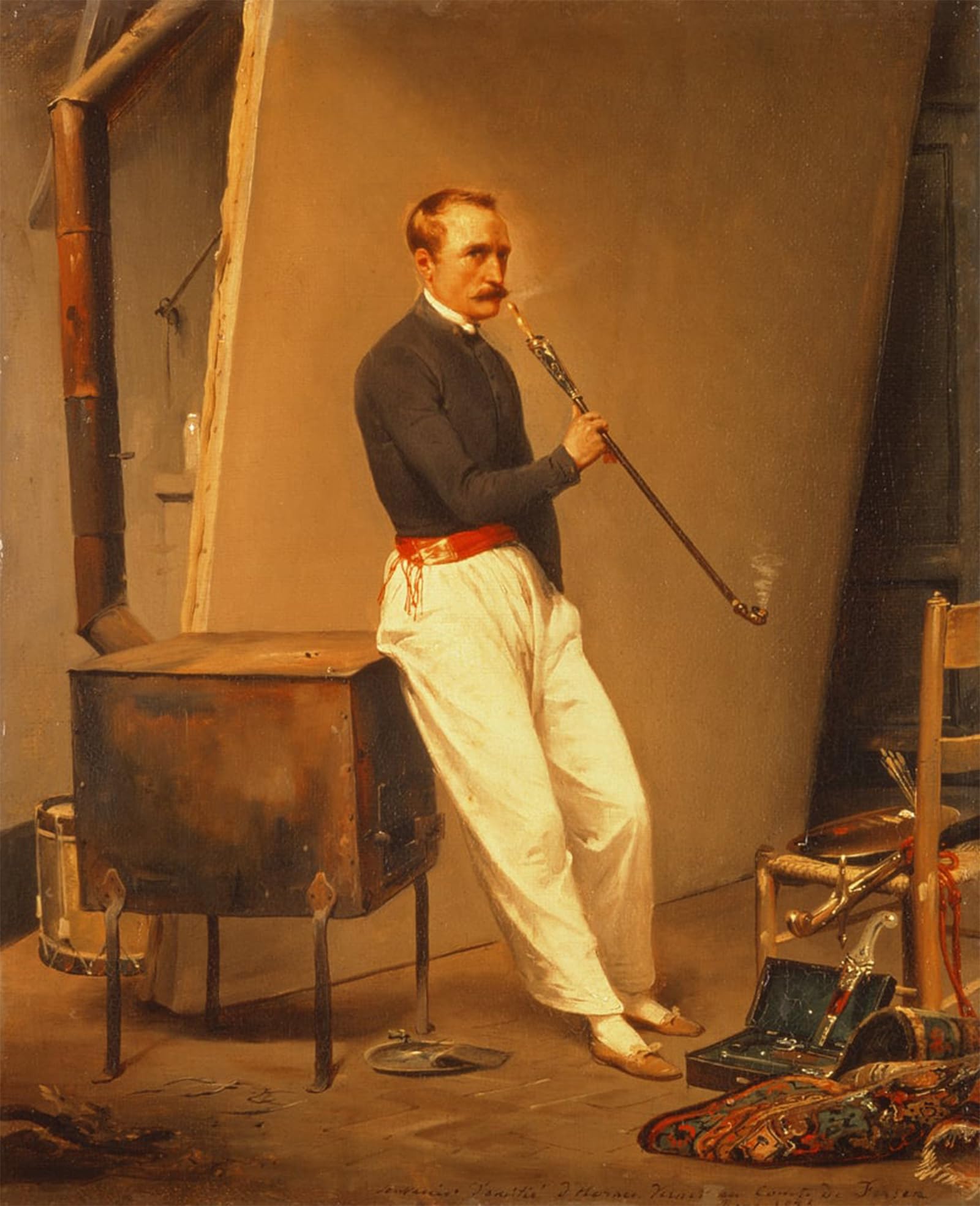 Image sur toile impression tableaux peinture Horace Vernet déco chambre 60x90cm - 5