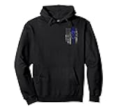 Two-Sided EMT / First Responder Flag Hoodie Long Sleeve