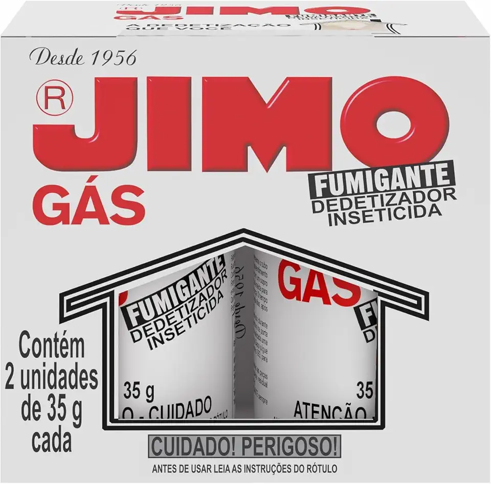 Gás Fumigante Detetizador 02 Unidade De 35g Mata Insetos Caseiro
