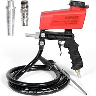Sunix Sand Blaster Kit, Portable Sand Blasting Gun Kit with Hose, Handheld Pneumatic Sandblaster for Cleaning Rust, Dirt, Paint, & Glass Etching