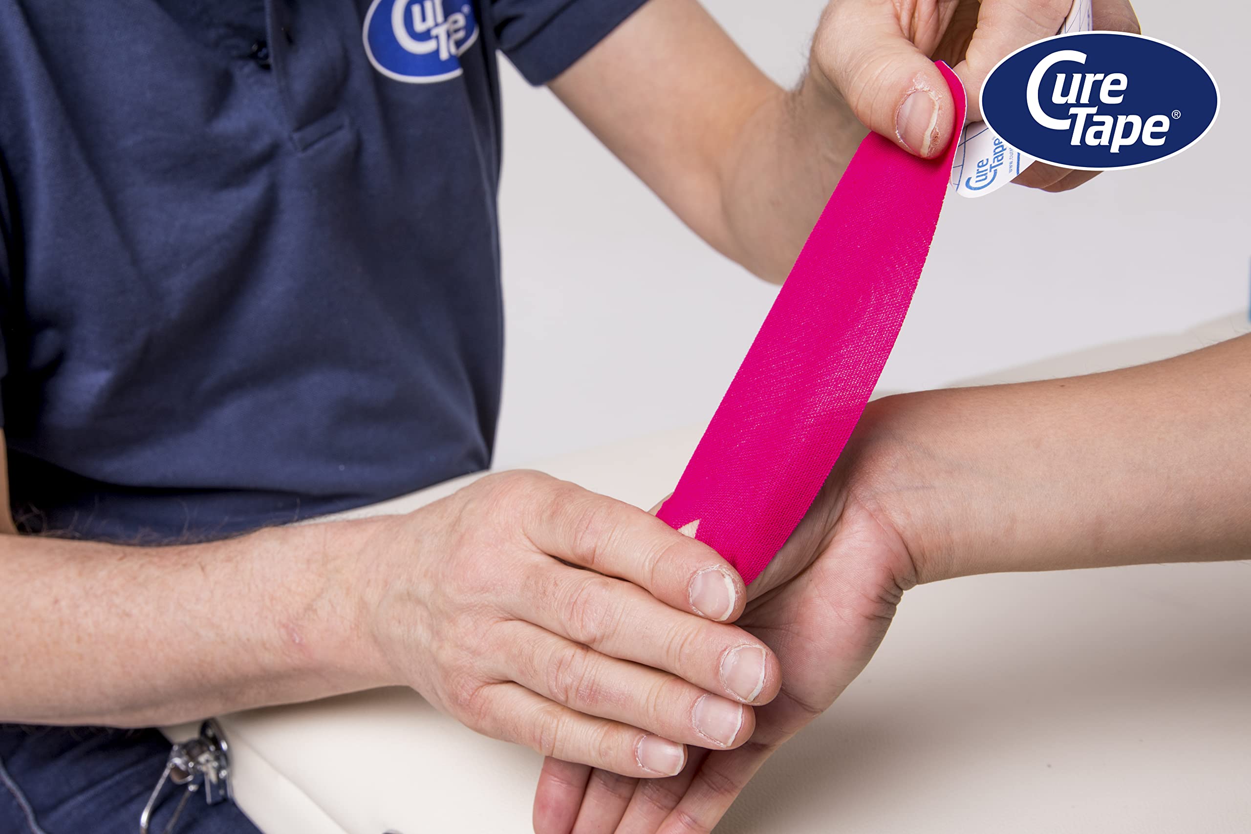 CureTape, Nastro kinesiologico, Sport Tape, impermeabile, 31,5 m X 5 cm, Pink
