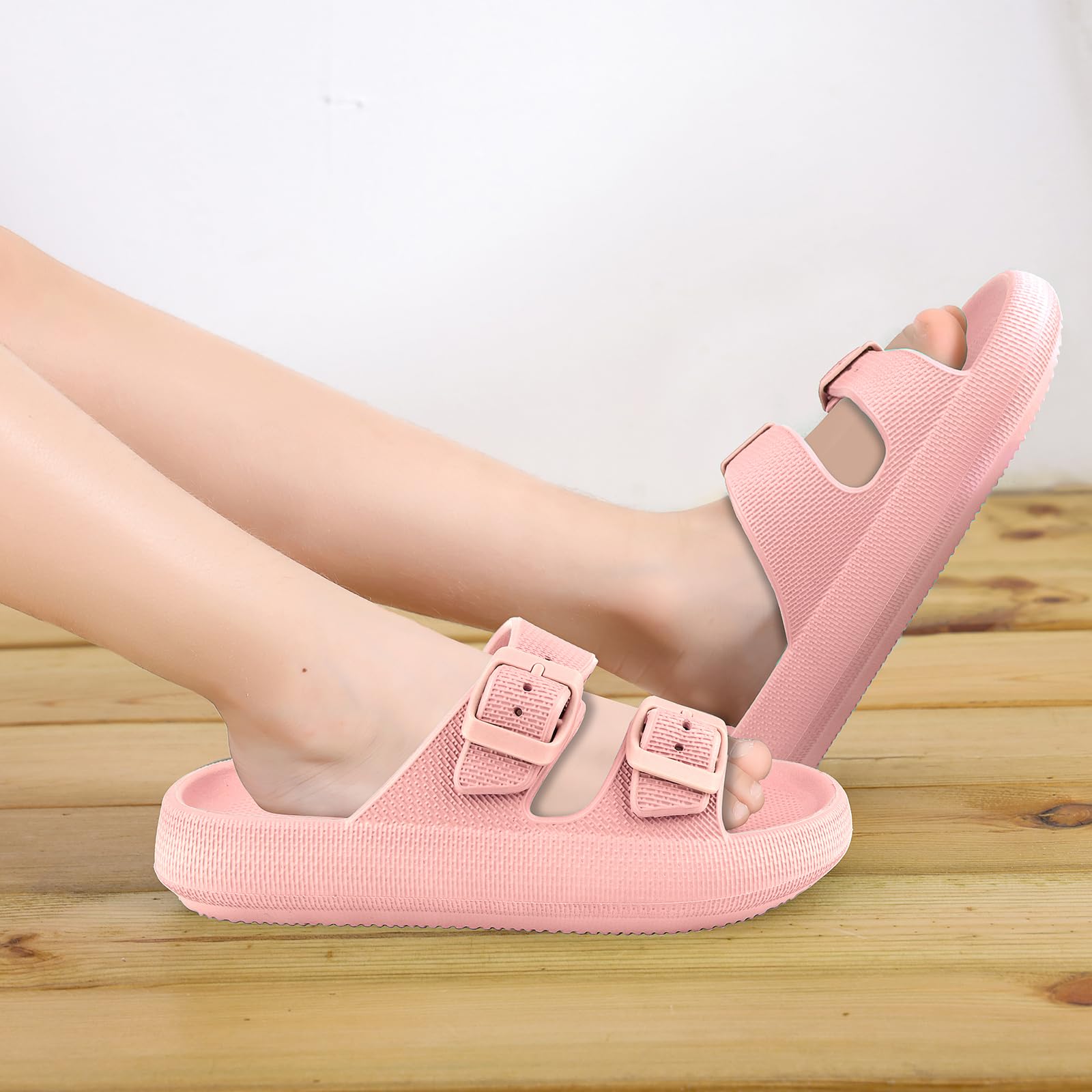 Claquette Enfants Ajustables Chausson Garçons Et Filles Sandales Doux Antidérapantes d'Été Piscine Chaussons Pantoufles De Bain Plates 30-38 EU