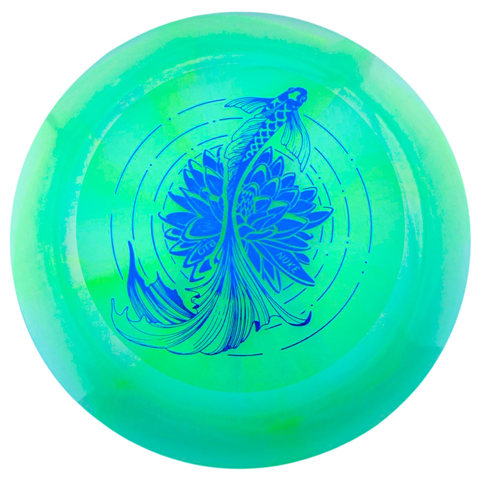 OTB Paige Pierce Tour Series Swirl Discraft Nuke | Special Edition Swirl Experimental Blend Disc Golf Disc | Overstable Discraft Disc Golf Driver | Special Run by Only The Best Discs | Farben können
