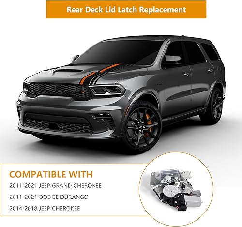 Miniatura 6 de Actuador eléctrico de bloqueo de puerta trasera para Dodge Durango, Jeep Grand Cherokee, Jeep Cherokee, 2011-2021#Reemplazar perfectamente el