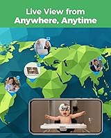 Vista 5 de XMARTO Sistema de cámara de seguridad PoE de seguimiento automático de 8 canales 4K H.265, zoom panorámico, juego de 4 cámaras de vigilancia con Kit