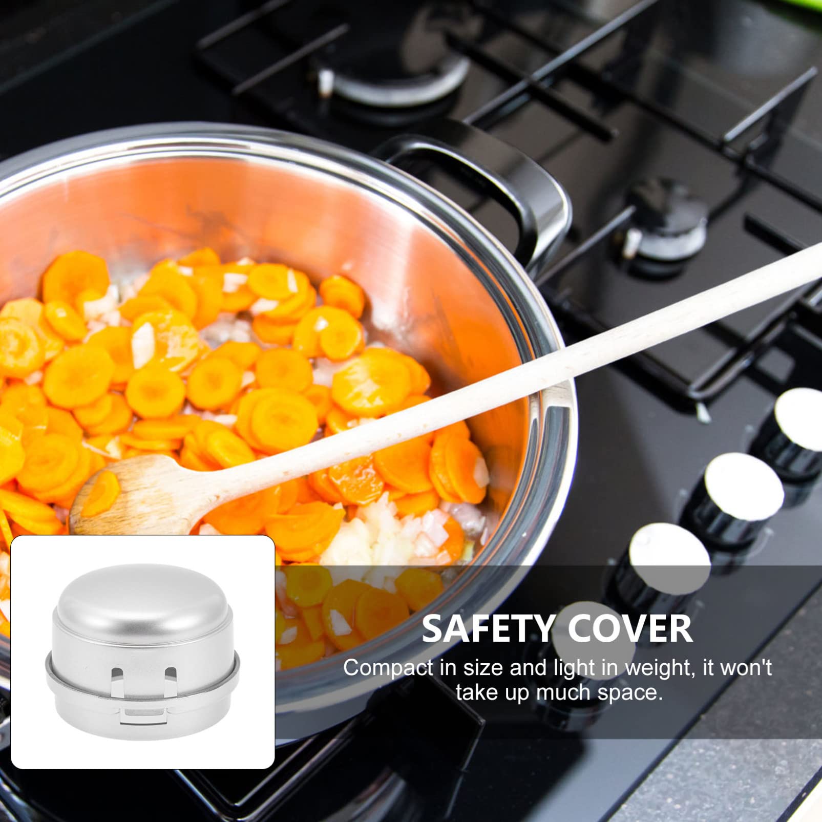 KICHOUSE Stove Knob Cover Set 5 Pack Gas Cooker Knob Covers Home Knob Cover for Boys and Girls Sturdy House Knob Cover Childproofing Gas Stove