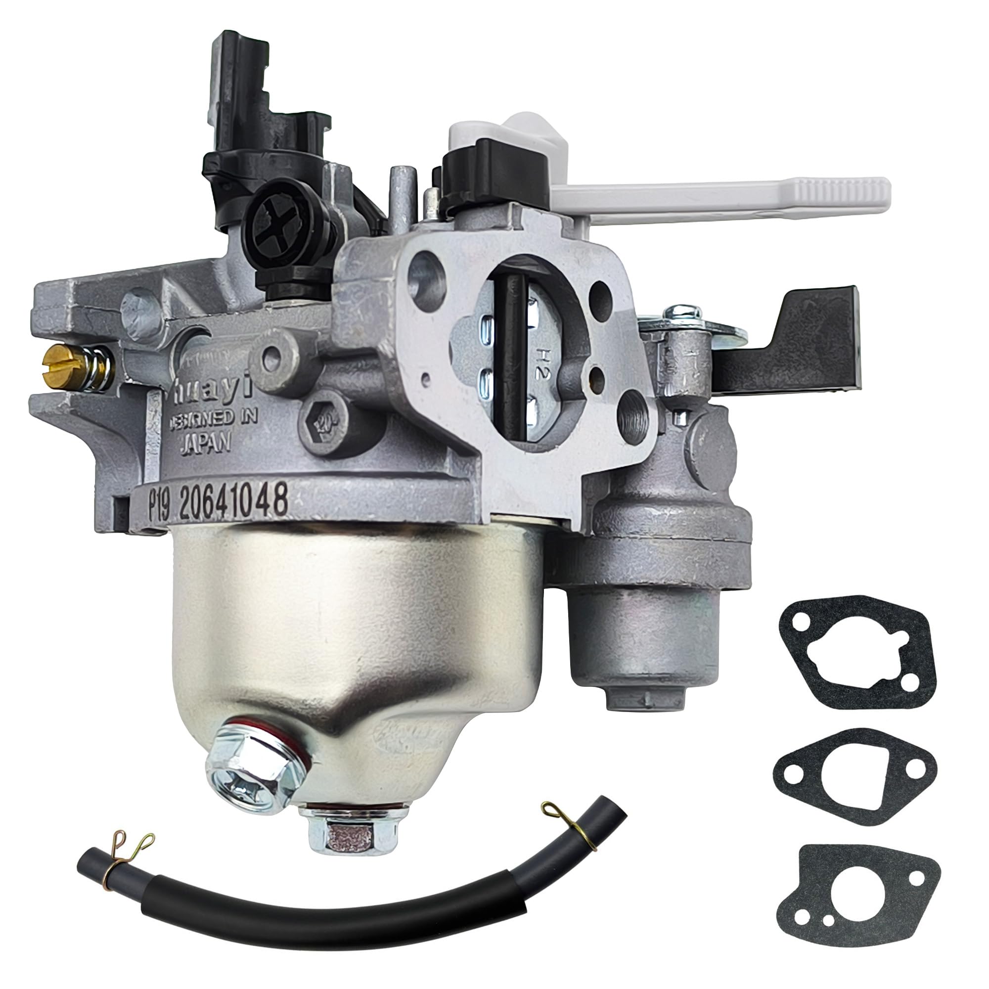 Carburateur GX160 Huayi P19 OEM 16100-ZH8-W61 pour Honda Loncin 5.5PS 6.5PS Coleman Ct200u Bt200x Kt196 196cc 224cc Mb165 Mb200 5.5PS 6.5PS Mini Bike Fraise à neige Nettoyeur haute pression