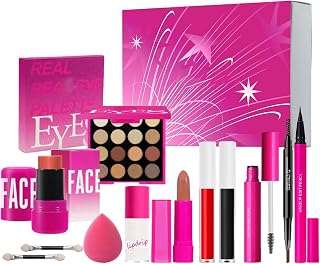 Sminkkit - kosmetikset | Full Professional Makeup Tool Set för kvinnor med hållbar svettning för kvinnor | Lila flicka Adu