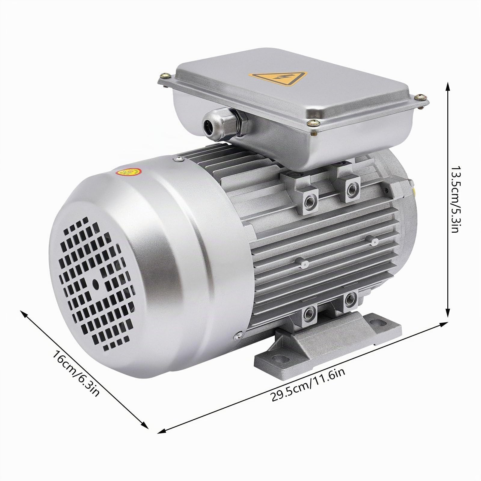 Motor eléctrico monofásico mezclador de cemento de hormigón 1380 rpm para compresor de arranque pesado CA motor eléctrico