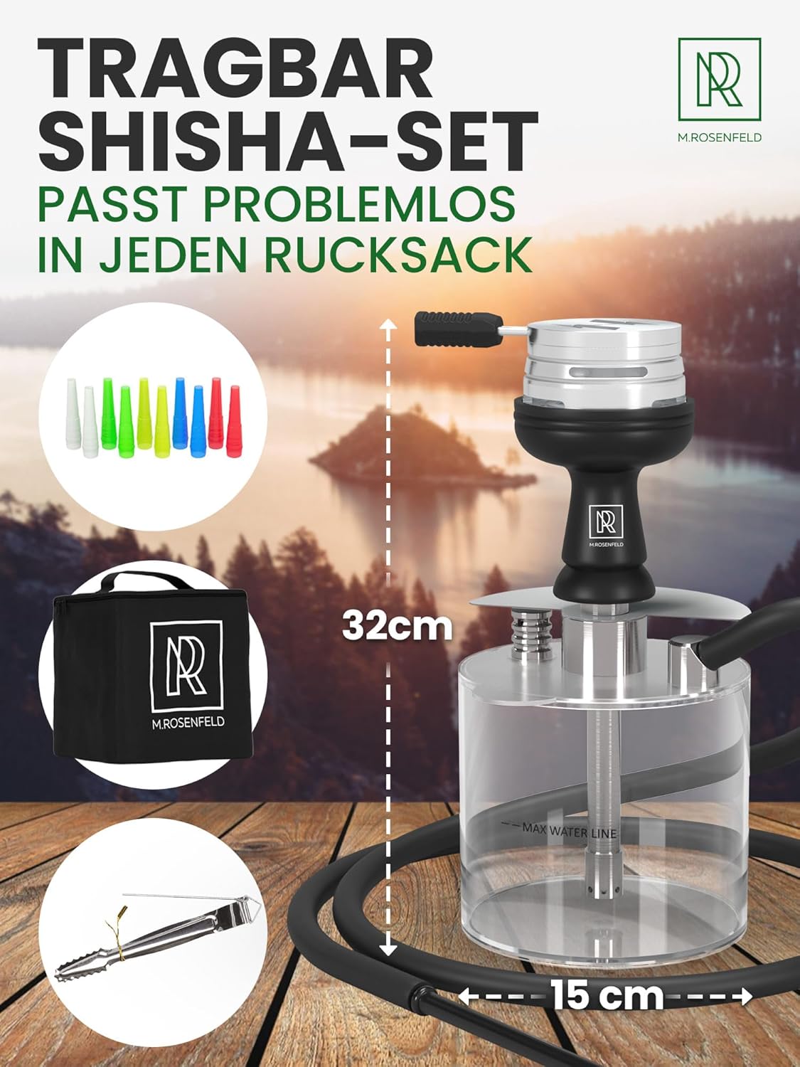 M. ROSENFELD mini shisha avantaje și experiențe de utilizare