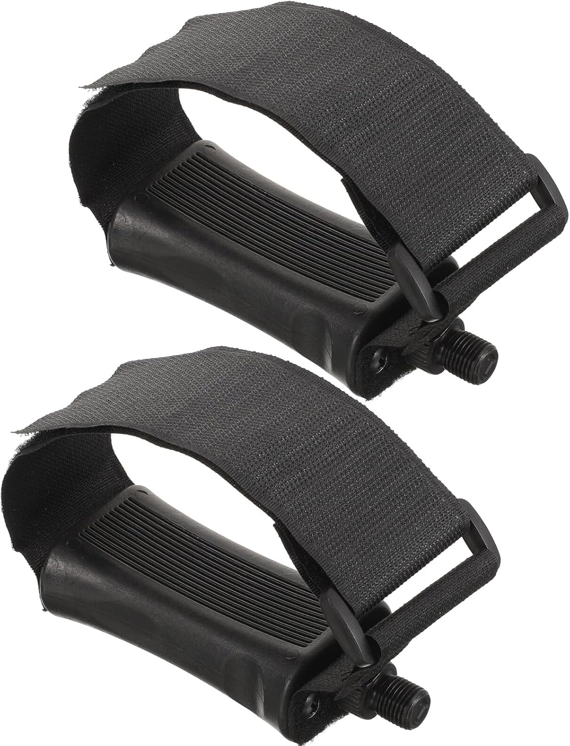 Anti-Skid Indoor Bike Pedals for Exercise Bikes Plastic Fitness Pedal Replacements Lightweight and Easy to Install Black