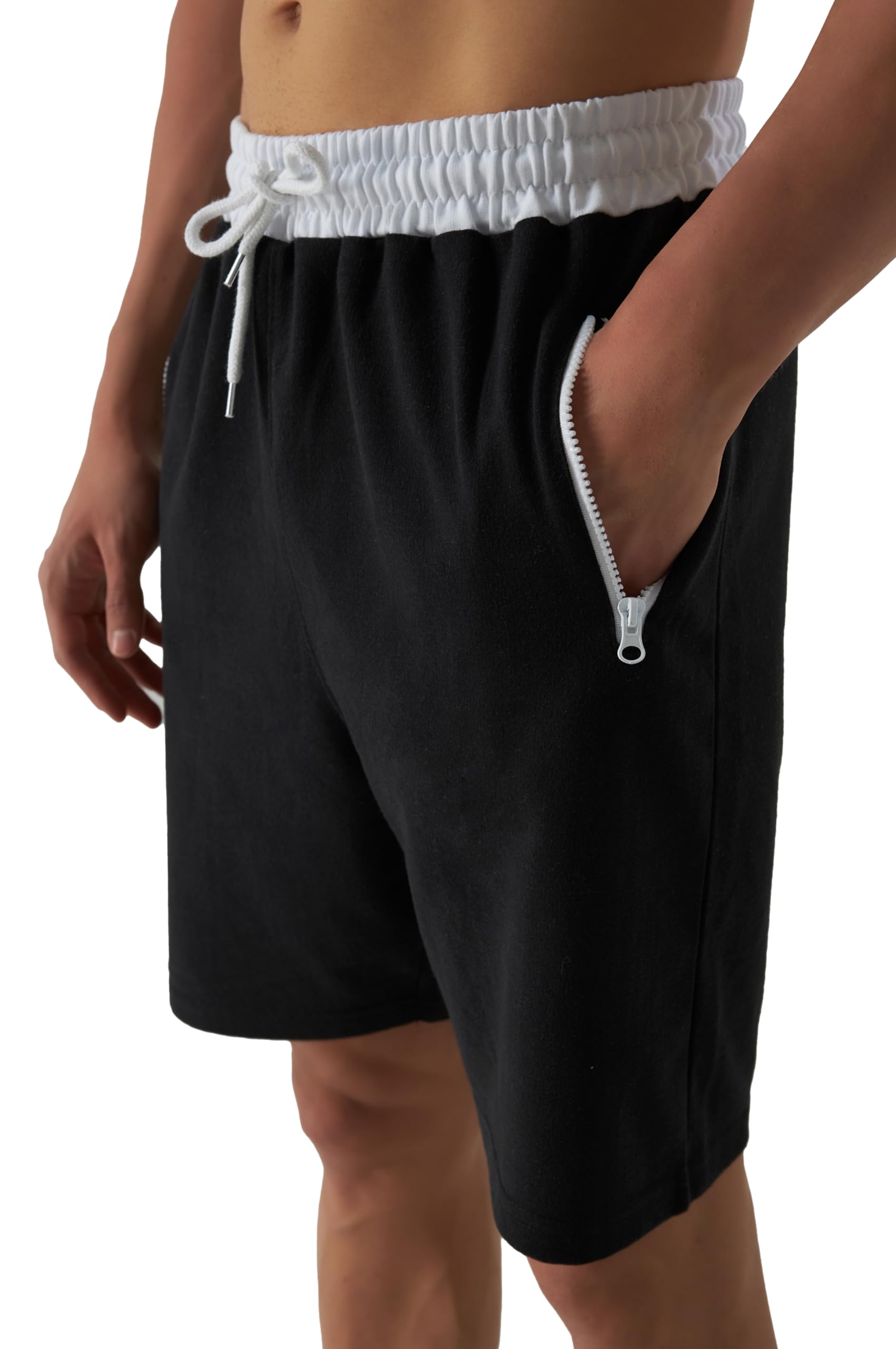 Smith & Solo Sporthose Herren Kurz - Kurze Hosen Herren, Laufshorts Männer Sommer Baumwolle Jogginghose Fitnesshose Sport Sportshorts Bermuda Shorts Hose Trainingshose Tennishose