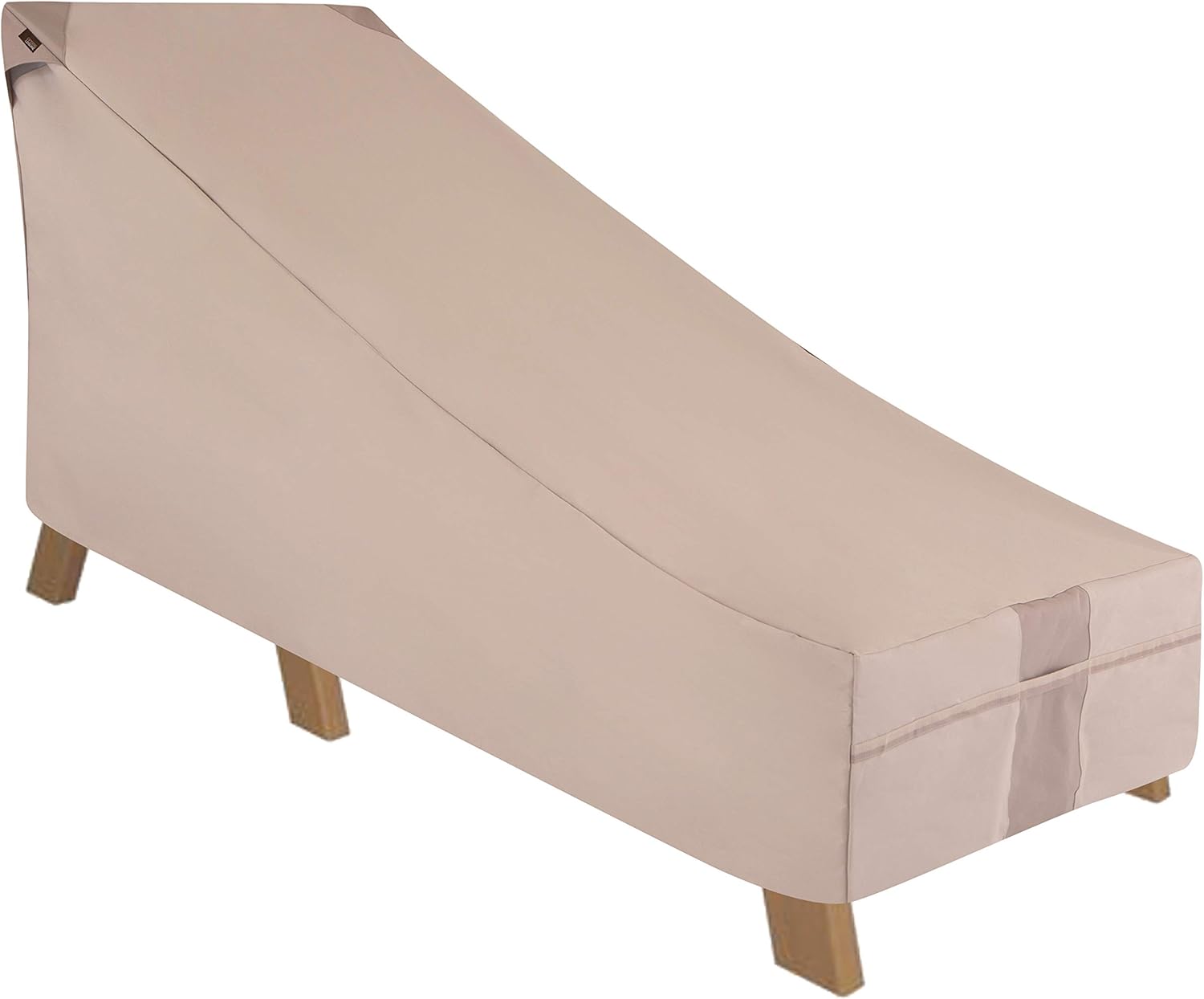 Modern Leisure Monterey Patio Day Chaise Lounge Cover, 78" L x 35.5" W x 33" H, Beige