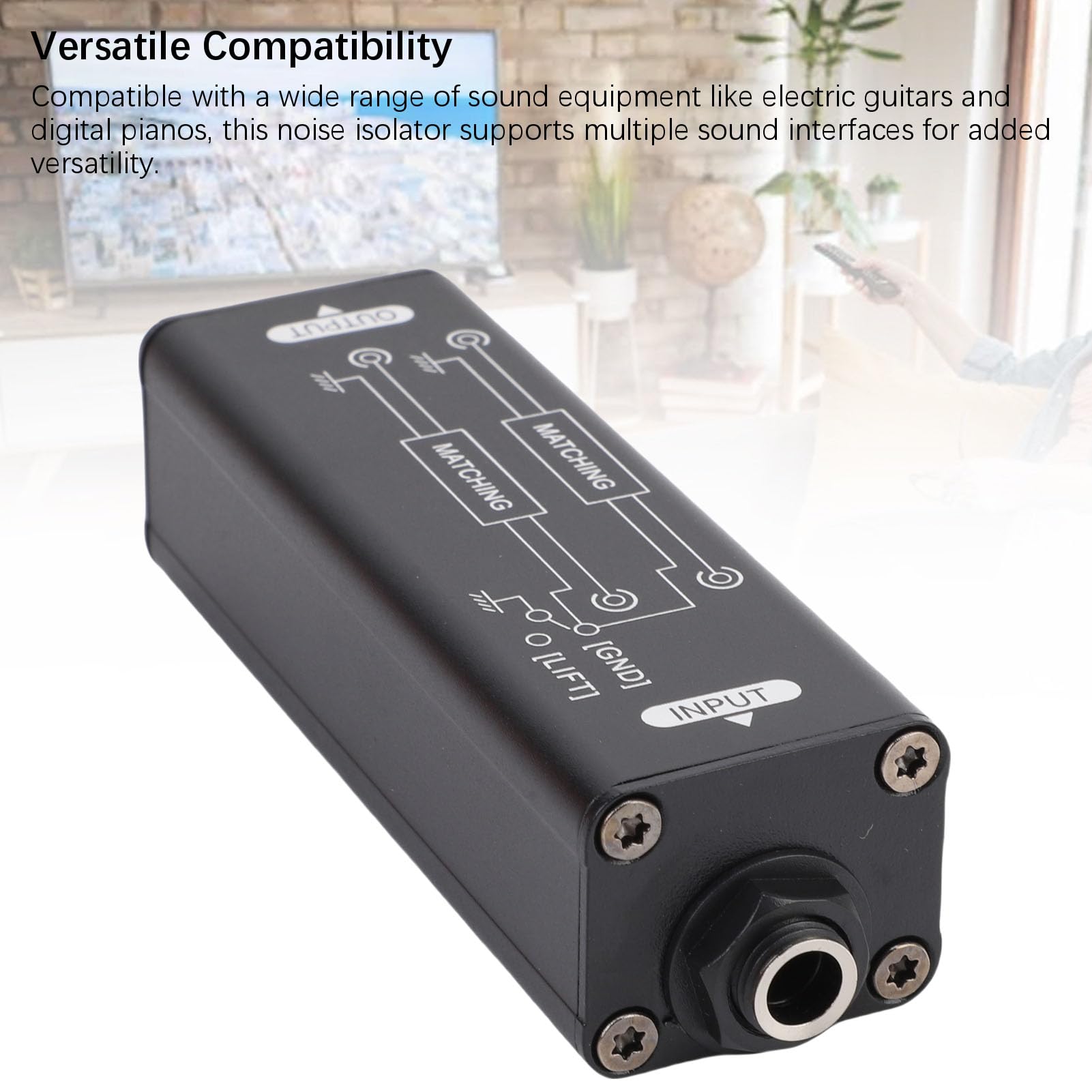 Pasywny Izolator Dźwięku Eliminator Eliminator, Izolator Aluminium Aluminium Aluminium XLR dla Domowego Systemu Stereo, Głośnik, Samochodowe, Zestaw Samochodowy
