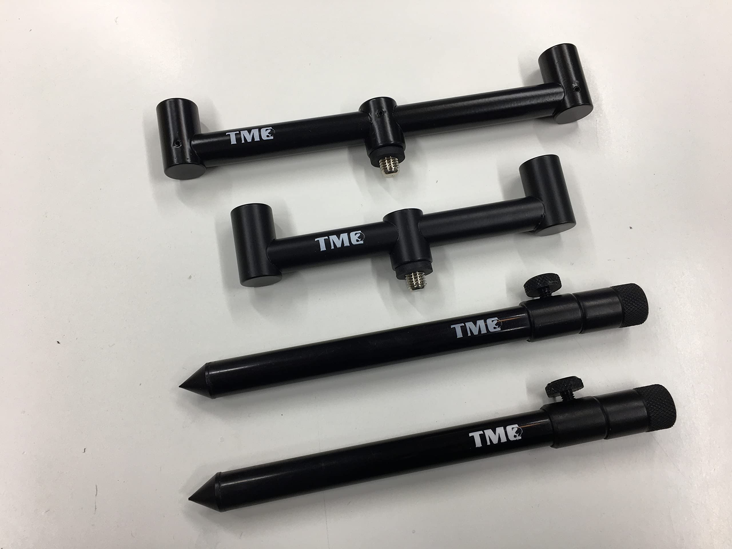 TMC 2 x 2 Rod Anodized Aluminium Goal Post set. 15 + 20cm Bars, 2 x 20-35 cm sticks. 16mm Diameter