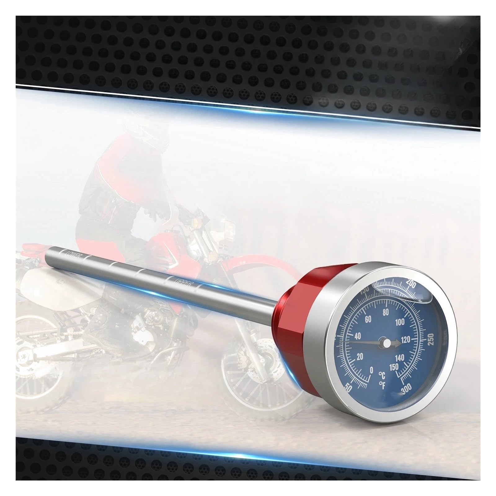 Varilla Nivel Aceite Motocicleta Con Indicador Temperatura Termómetro Temperatura Aceite Varilla Nivel Para XR650L Para XR 650 L 1993-2024 Aceite Varilla